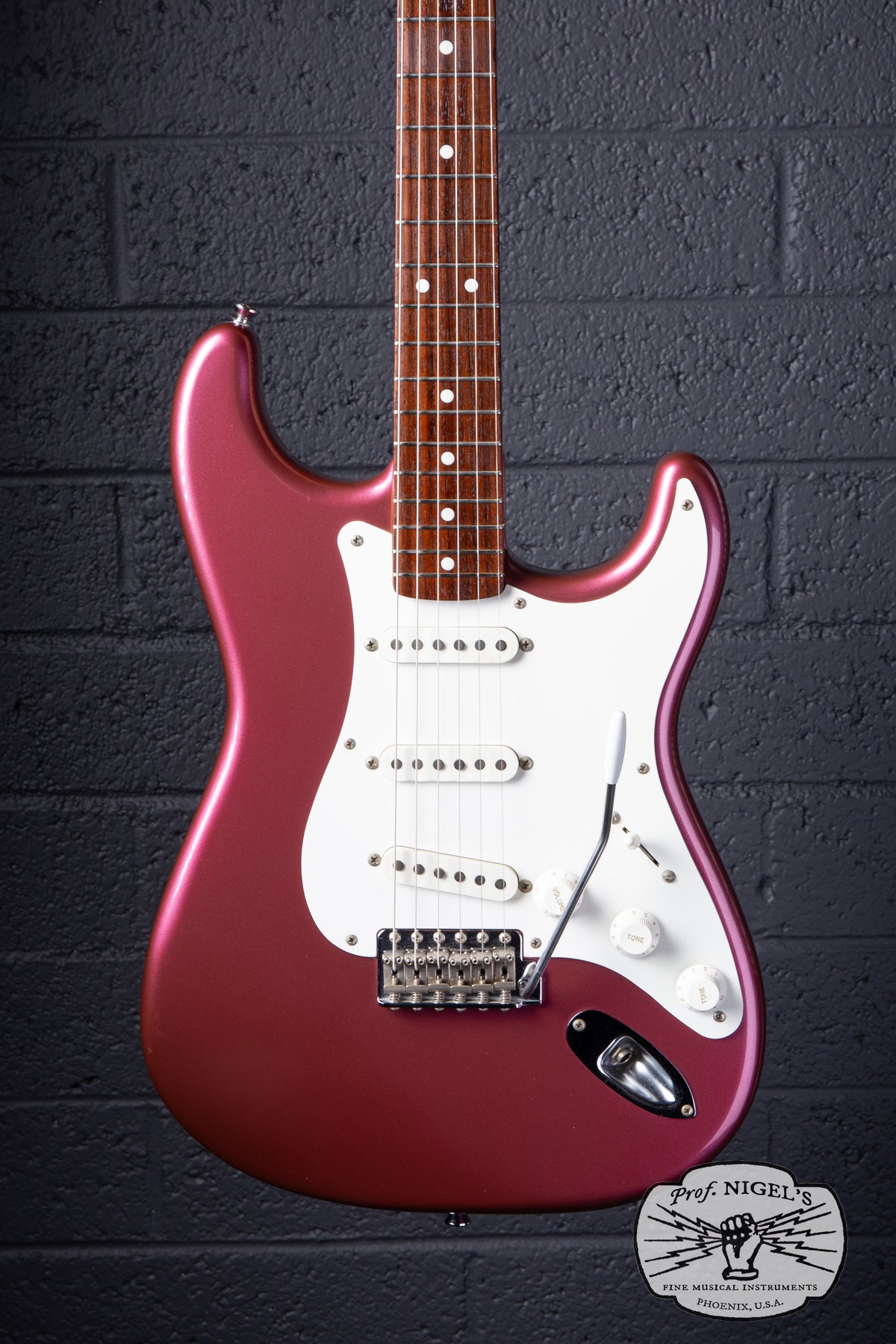 1999 Bacchus BST-64V Vintage Series Burgundy Mist Matching Headstock Lacquer MIJ
