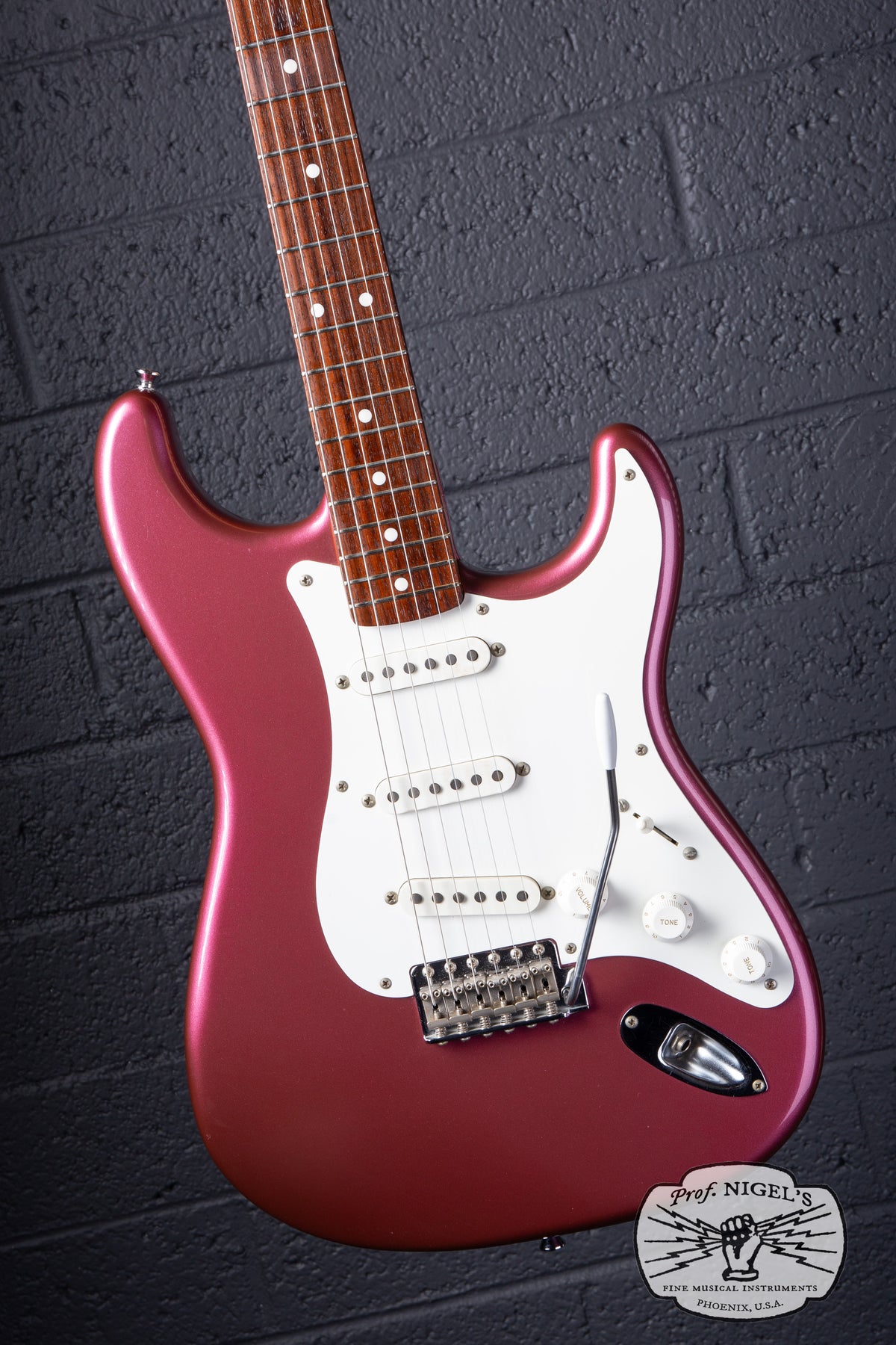 1999 Bacchus BST-64V Vintage Series Burgundy Mist Matching Headstock Lacquer MIJ