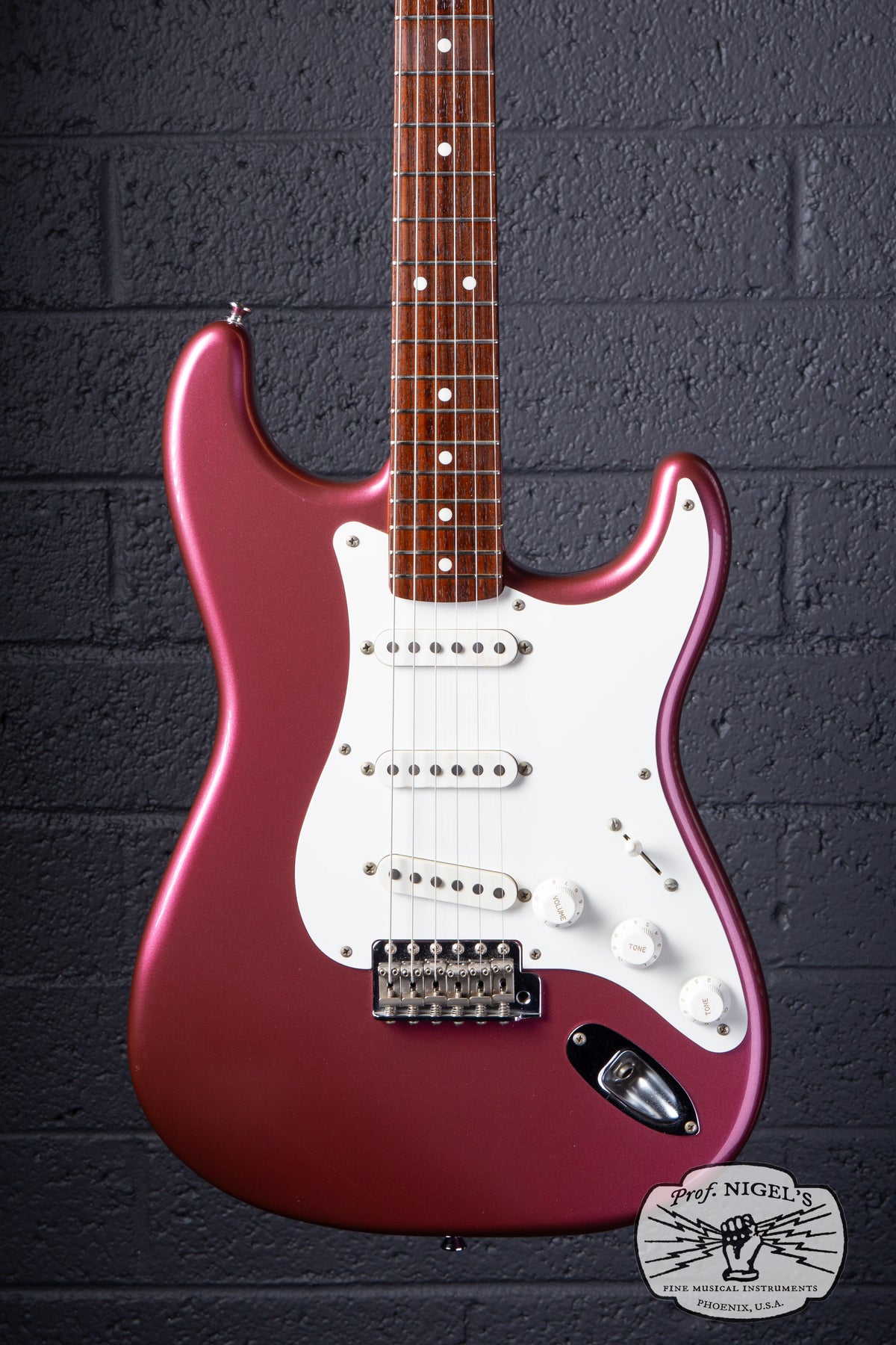 1999 Bacchus BST-64V Vintage Series Burgundy Mist Matching Headstock Lacquer MIJ
