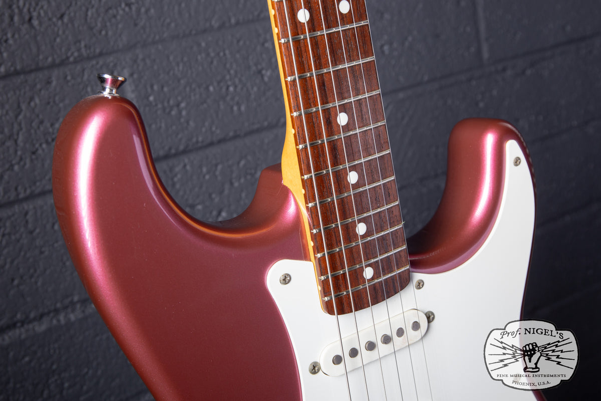 1999 Bacchus BST-64V Vintage Series Burgundy Mist Matching Headstock Lacquer MIJ
