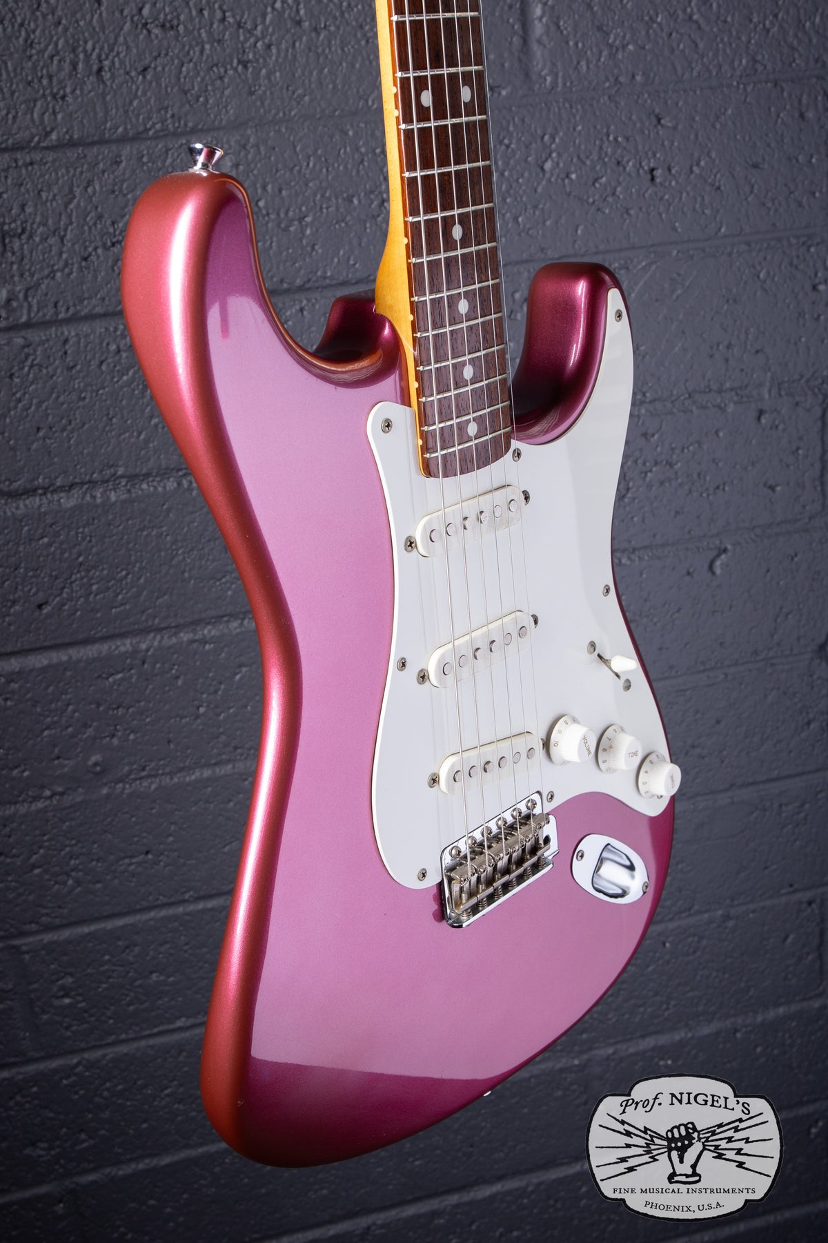 1999 Bacchus BST-64V Vintage Series Burgundy Mist Matching Headstock Lacquer MIJ