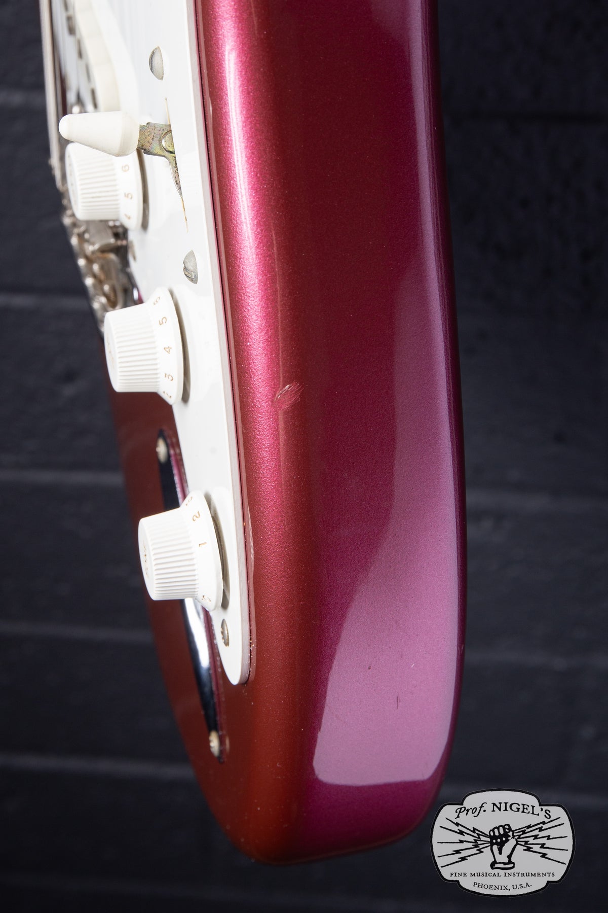 1999 Bacchus BST-64V Vintage Series Burgundy Mist Matching Headstock Lacquer MIJ
