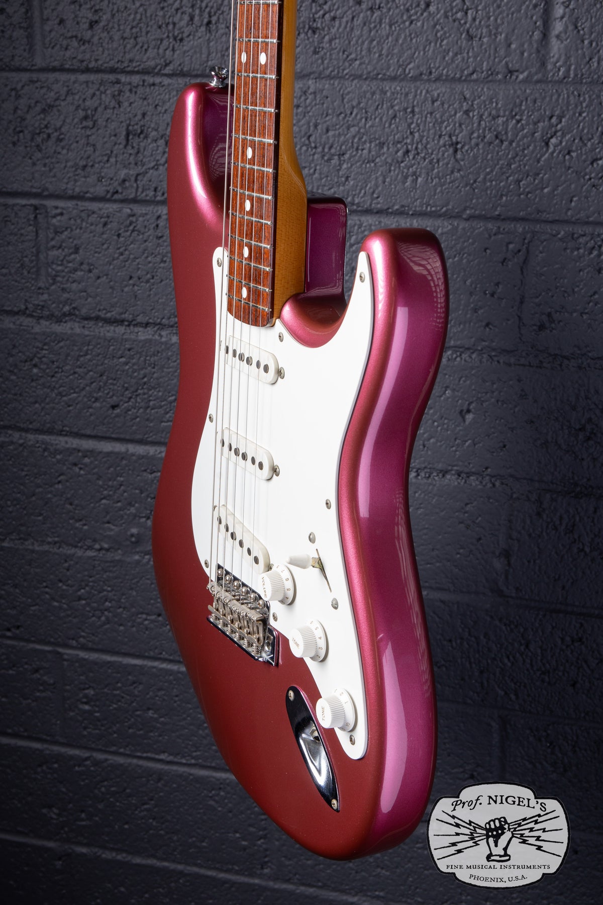 1999 Bacchus BST-64V Vintage Series Burgundy Mist Matching Headstock Lacquer MIJ