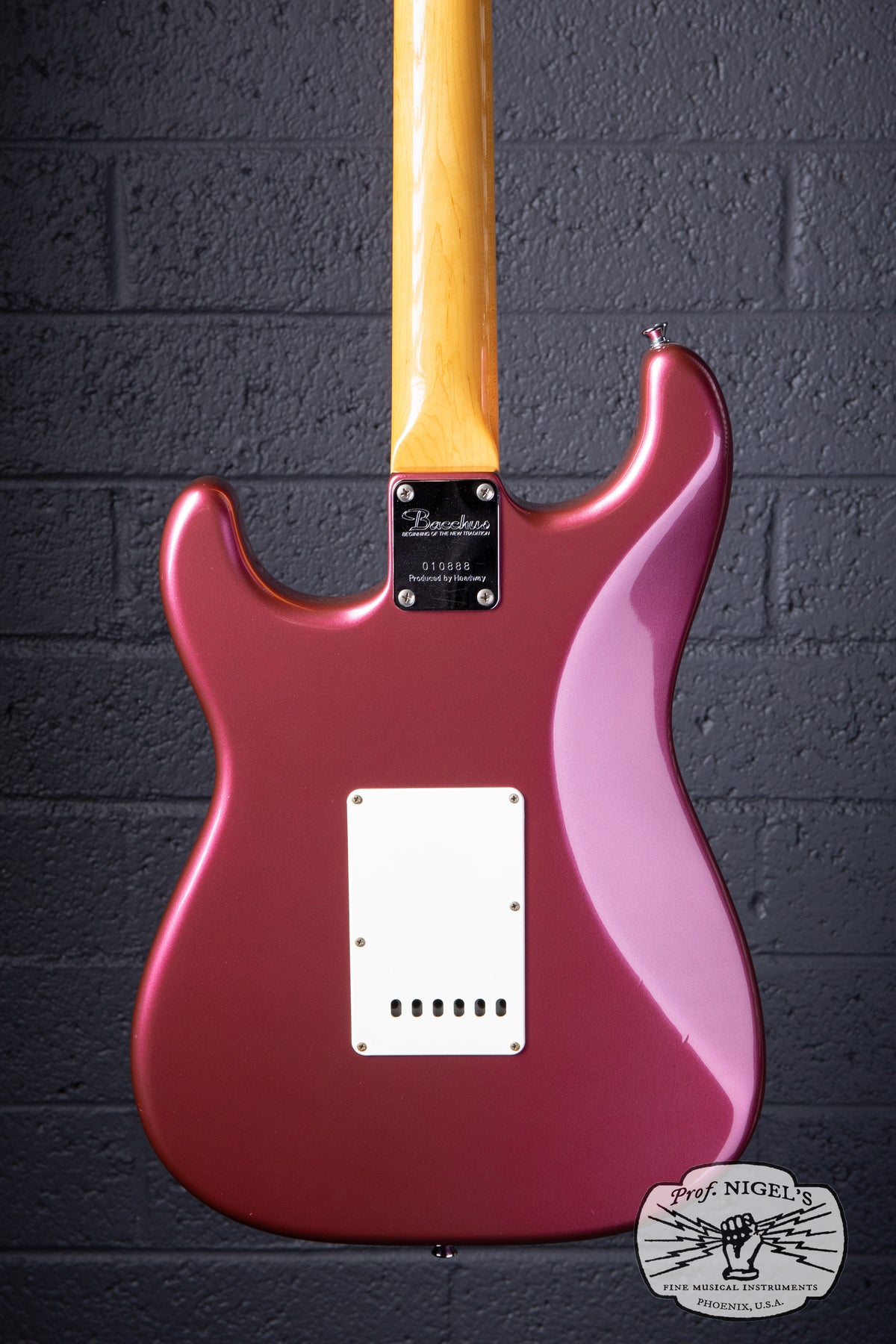 1999 Bacchus BST-64V Vintage Series Burgundy Mist Matching Headstock Lacquer MIJ