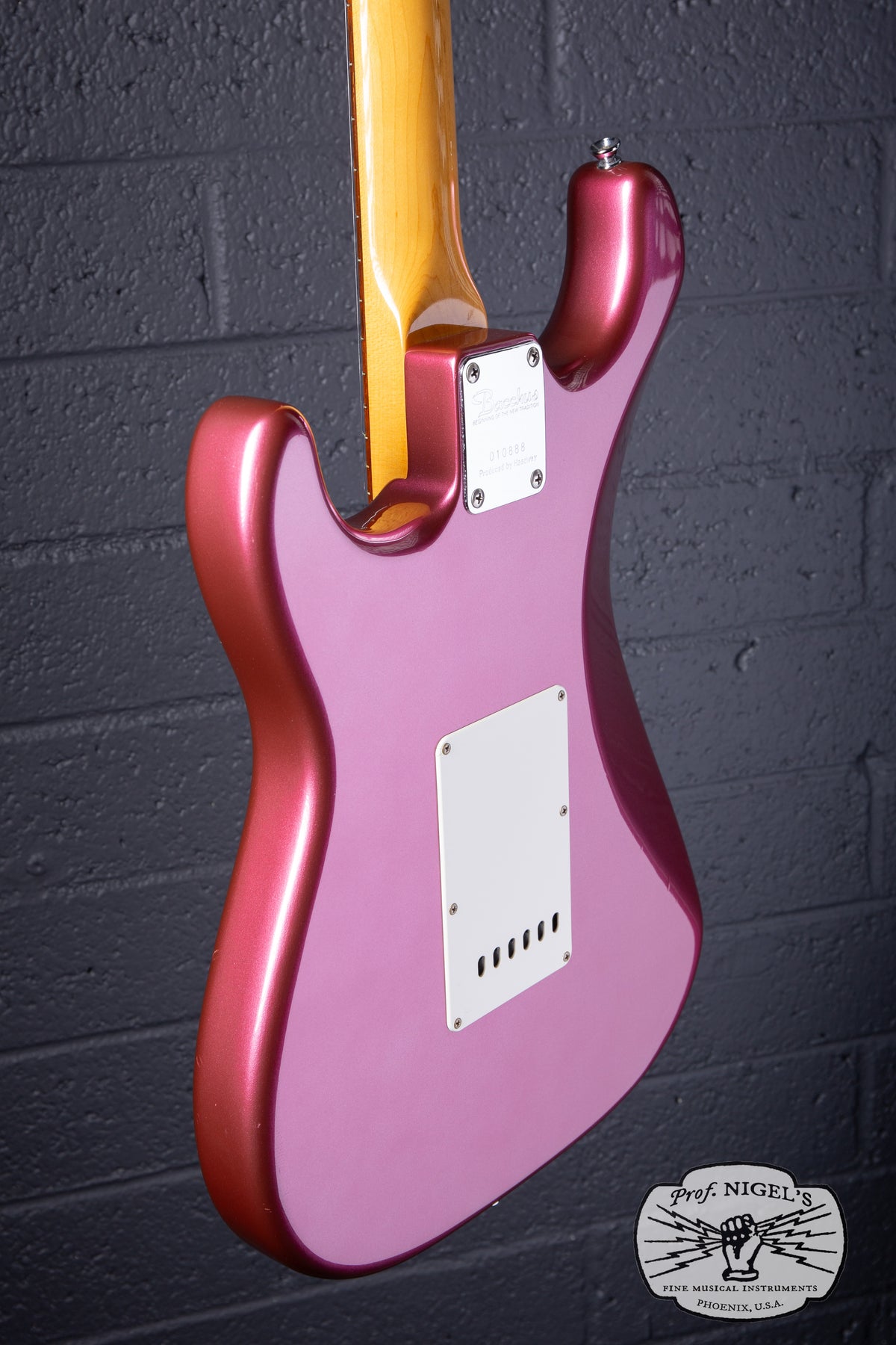 1999 Bacchus BST-64V Vintage Series Burgundy Mist Matching Headstock Lacquer MIJ