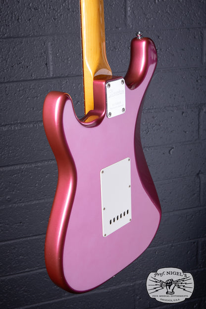 1999 Bacchus BST-64V Vintage Series Burgundy Mist Matching Headstock Lacquer MIJ