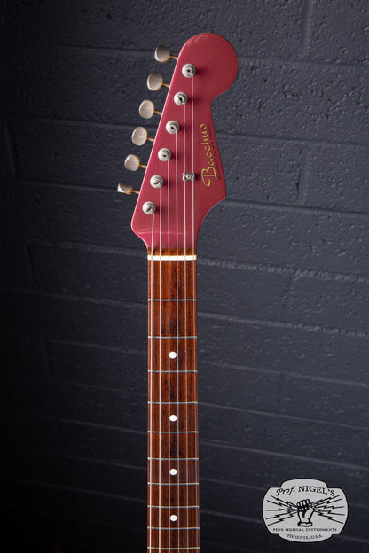 1999 Bacchus BST-64V Vintage Series Burgundy Mist Matching Headstock Lacquer MIJ