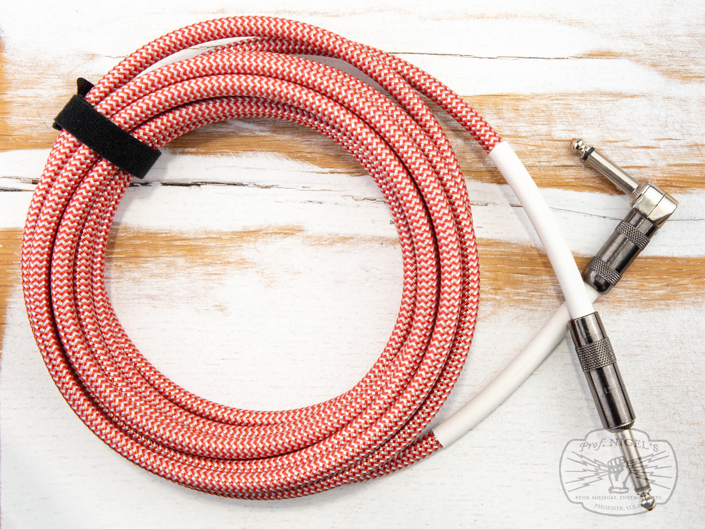 The Looking Glass Ultra-Low Capacitance Instrument Cable (Candy Cane)