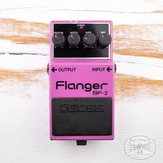 Boss BF-2 Flanger (Black Label) 1981 Vintage MIJ Made in Japan