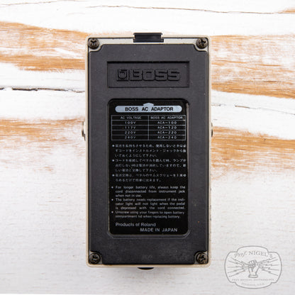 Boss GE-7 Equalizer MIJ Black Label 1987 Vintage Made in Japan