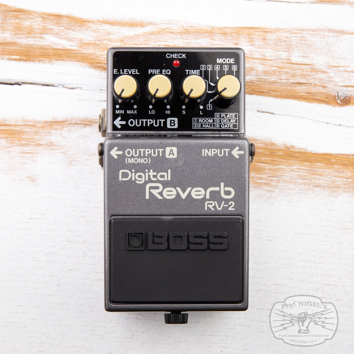 Boss RV-2 Digital Reverb (Dark Gray Label) 1987 Vintage MIJ Made in Japan
