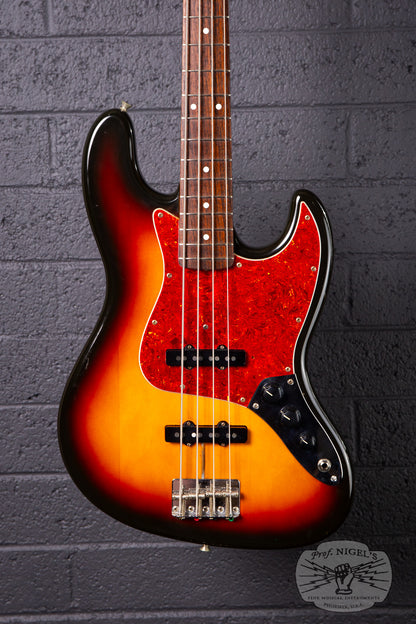 1991 Fender MIJ JBD-62 Fujigen US JB-Vintage Pickups 3TS Vintage Made in Japan Three Tone Sunburst