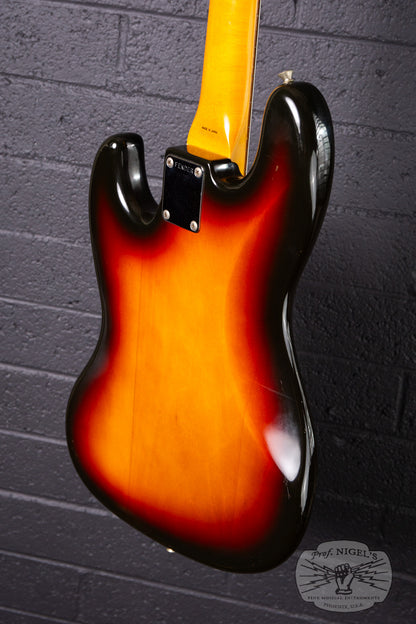 1991 Fender MIJ JBD-62 Fujigen US JB-Vintage Pickups 3TS Vintage Made in Japan Three Tone Sunburst