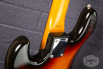 1991 Fender MIJ JBD-62 Fujigen US JB-Vintage Pickups 3TS Vintage Made in Japan Three Tone Sunburst