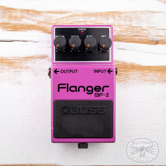 Boss BF-2 Flanger (Black Label) 1984 Vintage MIJ Made in Japan