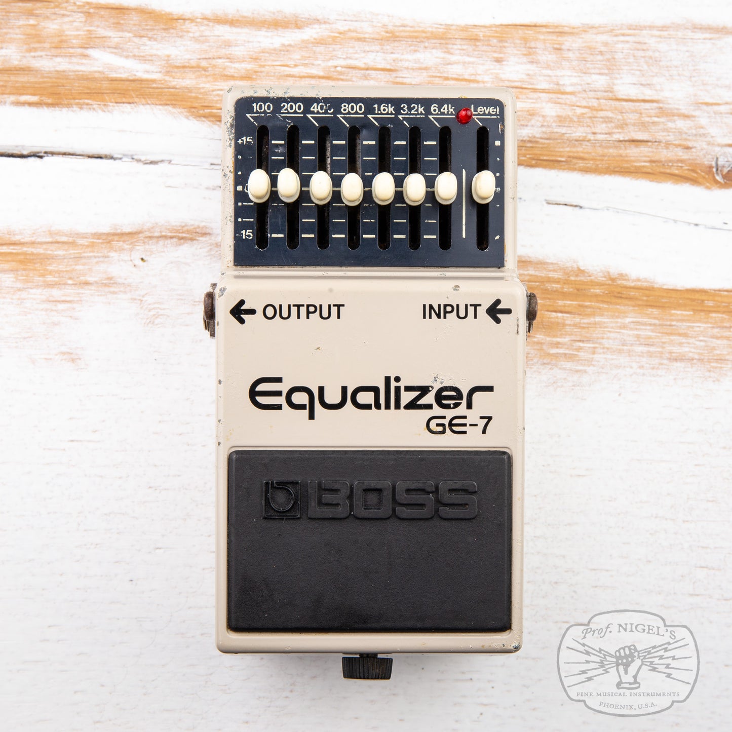 Boss GE-7 Equalizer MIJ Black Label 1988 Vintage Made in Japan