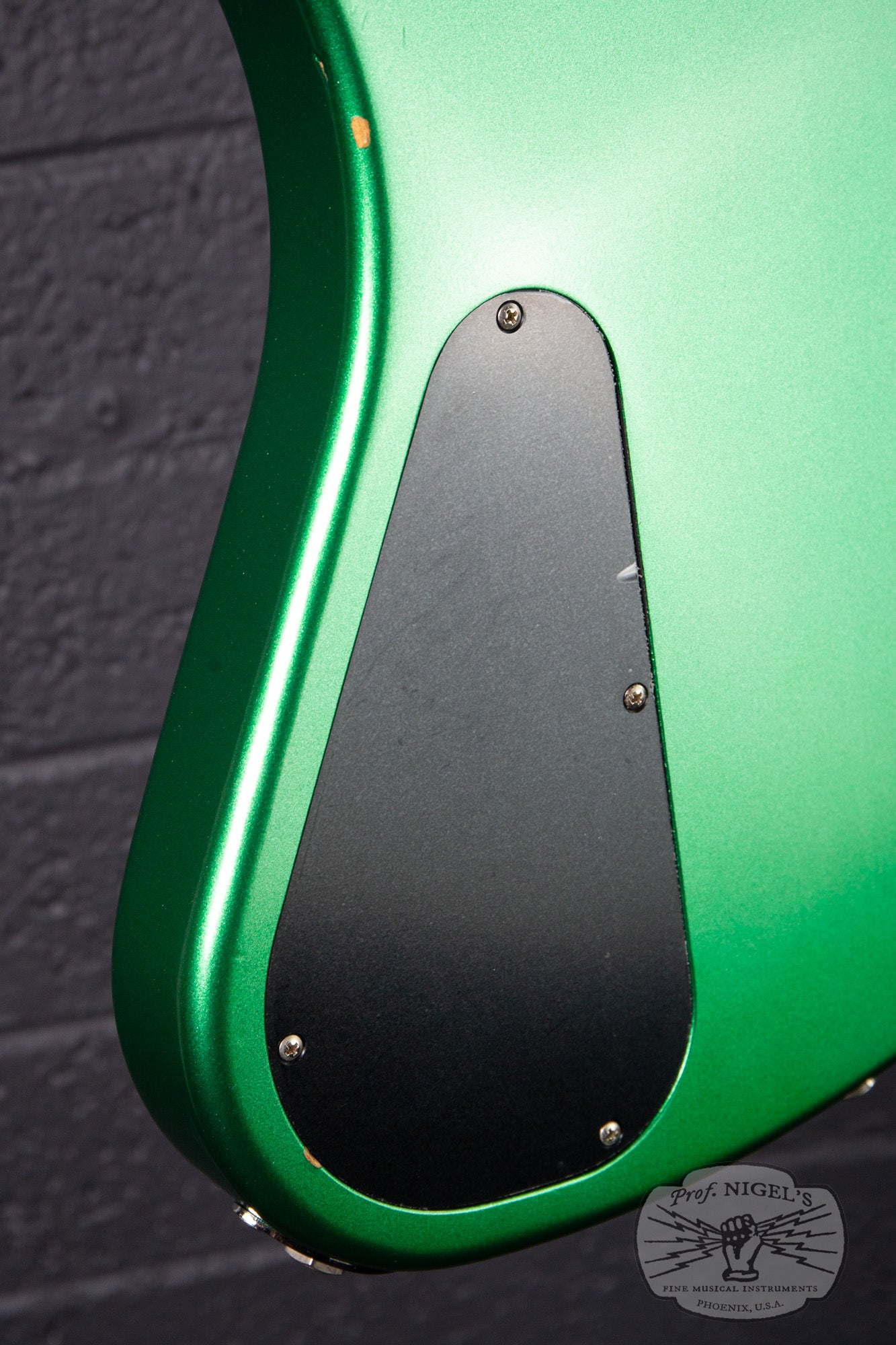 Fujigen-made History x Kaminari KH-Cygnet 2016 Apple Green Metallic DiMarzio Mini Humbucker Non-Reverse MIJ Made in Japan