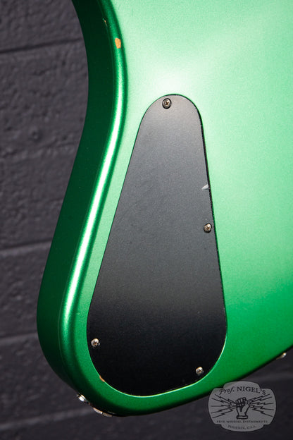 Fujigen-made History x Kaminari KH-Cygnet 2016 Apple Green Metallic DiMarzio Mini Humbucker Non-Reverse MIJ Made in Japan