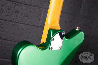 Fujigen-made History x Kaminari KH-Cygnet 2016 Apple Green Metallic DiMarzio Mini Humbucker Non-Reverse MIJ Made in Japan