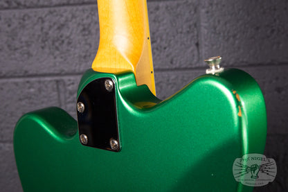 Fujigen-made History x Kaminari KH-Cygnet 2016 Apple Green Metallic DiMarzio Mini Humbucker Non-Reverse MIJ Made in Japan