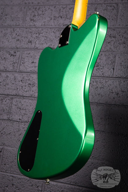 Fujigen-made History x Kaminari KH-Cygnet 2016 Apple Green Metallic DiMarzio Mini Humbucker Non-Reverse MIJ Made in Japan