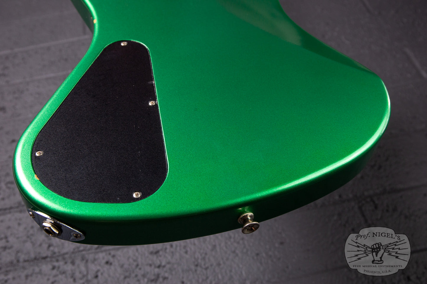 Fujigen-made History x Kaminari KH-Cygnet 2016 Apple Green Metallic DiMarzio Mini Humbucker Non-Reverse MIJ Made in Japan
