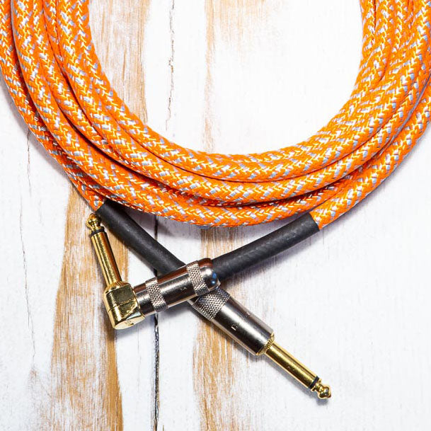 The Looking Glass Ultra-Low Capacitance Instrument Cable (Orangesicle)