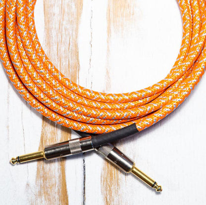 The Looking Glass Ultra-Low Capacitance Instrument Cable (Orangesicle)