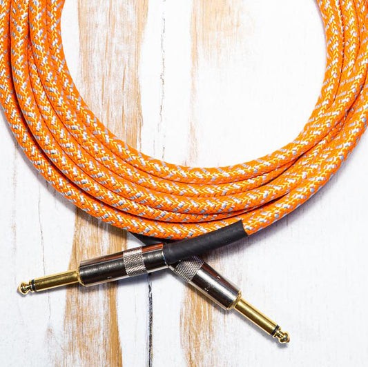 The Looking Glass Ultra-Low Capacitance Instrument Cable (Orangesicle)